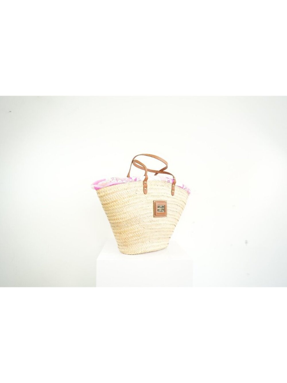 Emilio Pucci Wicker Basket Pink Inside Pattern (Deadstock) w/ dust bag - Picture 3 of 11